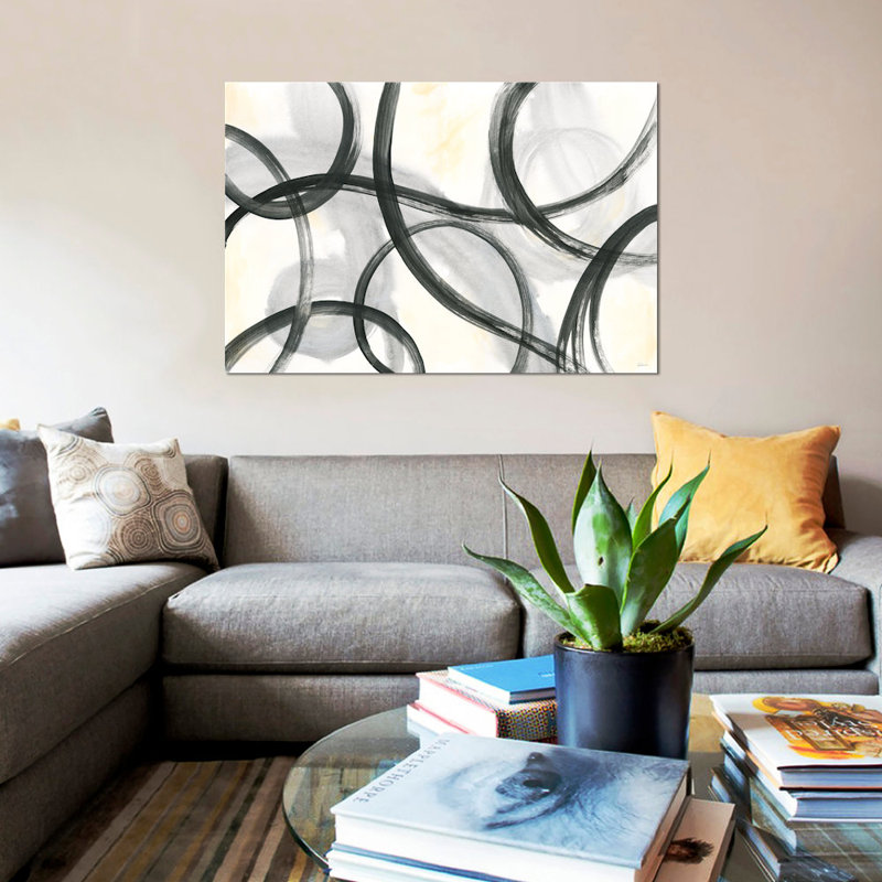 « junctions », reproduction sur toile tendue, H 8 po x l 12 po x P 0,75 po, Toile tendue, Pas de tapis