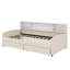 Lit plateforme simple tapissier avec tiroirs de rangement intégrés-1479150387