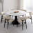Two sets of solid wood dining chairs with backrest