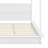 LED Canopy Bed, Canopy Platform Bed With Support Slats