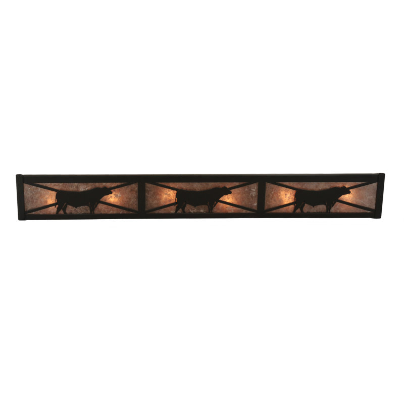 Rustic Lodge 6 - Light Bath Bar, Timeless Bronze