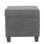 Repose-pieds carré avec rangement 17,5 "Asha