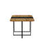 Ensemble de table de salle à manger rectangulaire 7 pièces, ensemble de table d'intérieur moderne pour salle à manger