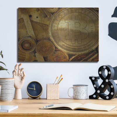 «Grunge Bitcoin One» par Steve Hunziker OOB
