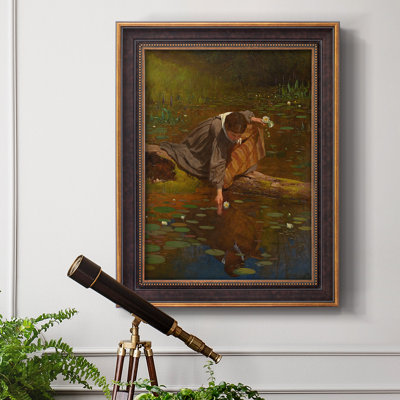 " Gathering Lilies " Painting Print