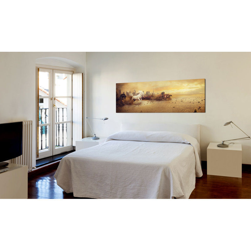 No Frame Panoramic Print on Canvas, 45cm H x 135cm W x 1.4cm D
