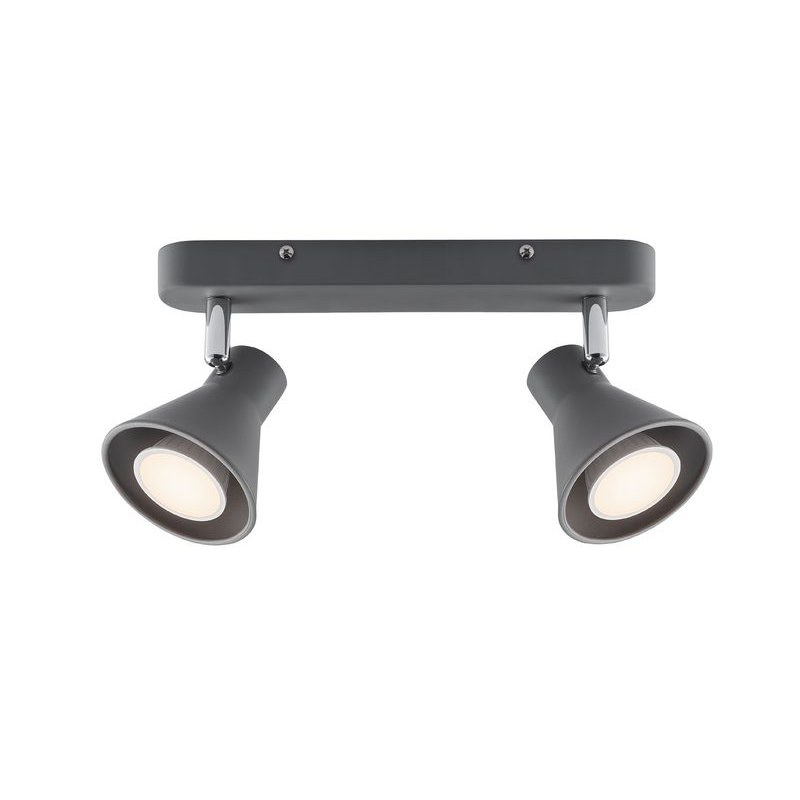 Eik Flush Mount, Grey