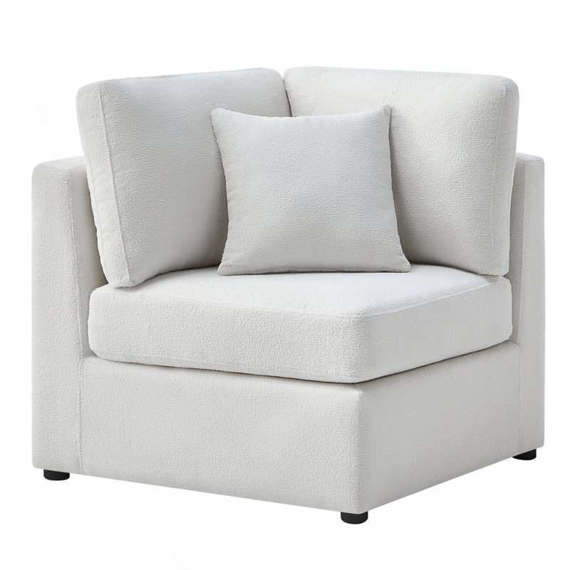 Chaise de coin Chauncy - ivoire, Ivoire ivoire