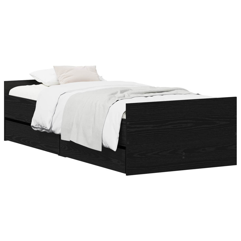 Bed, Artisan Oak, 100 x 200 cm