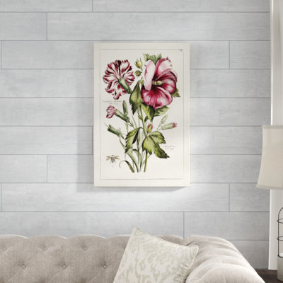Pink Hibiscus - Print on Canvas