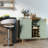 Teaire 31.6'' Modern Coffee Bar Cabinet with Wine Racks and Storage Drawer-31987680