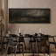 «Dark Moody Modern Abstract Landscape in Deep Earth Tones», reproduction d'art sur toile encadrée-63319429-63319431