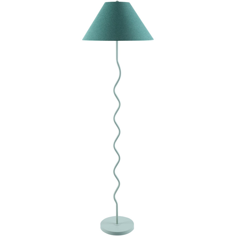 Lampe sur pied Burt Gleda, Vert, Vert