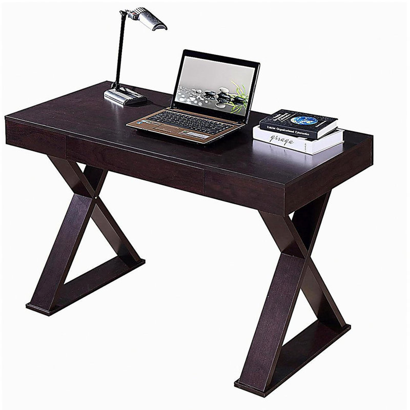 Bureau à tiroir tendance couleur café