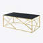 Table basse moderne Modern avec plateau en verre trempé noir-477539270