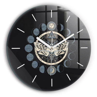 Glass Wall Clock