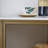 Kempst Corner End Table Shelf, 3-Tier Display Shelves with Protection Door, Metal Frame Storage Cabinet Org-1064448468
