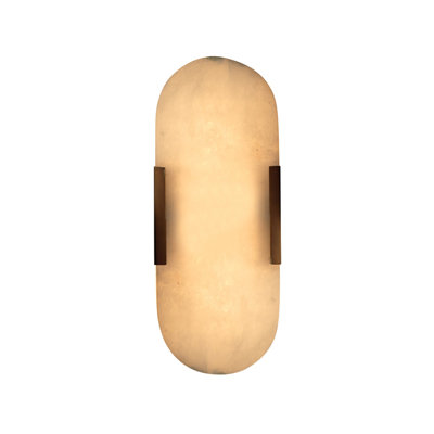 Delphi Steel Flush Mounted Sconce