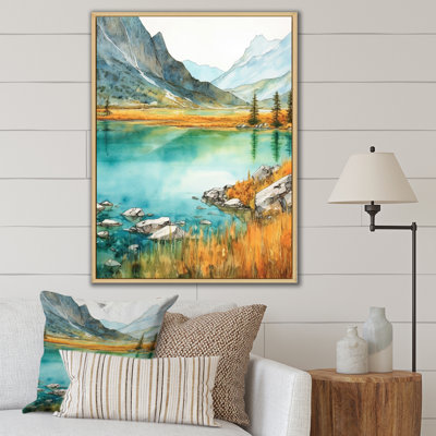 Décoration murale Calming Mountain Riverside II - Paysage de montagnes