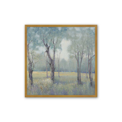 Tranquil Woodland Scene, reproduction sur toile dans un cadre