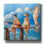 Toile épique Graffiti «Tea Break On The Jetty» par Ronald West, 26 po x 26 po-584417521