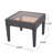 Outdoor Antibes Wicker Side Table,Accent Table