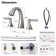 Widespread 2-handle Bathroom Faucet with Drain Assembly