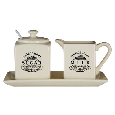 Blackstone Milk Jug & Sugar Bowl Set
