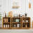 67-Inch Modern Wavy Sideboard, Curved Contour Design Storage Cabinet, 6-Door Cabinet With Storage Function, Suitable For Kitchen / Bedroom / Living Room, Natural, 67.0"L X 15.7"W X 27.7"H-663141464