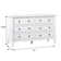 Vivienne Easy Assembly Solid Wood Spindle 6-Drawer Dresser