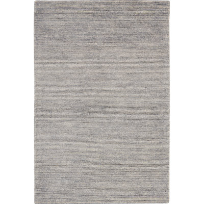 Tapis gris touffeté à la main Mercola