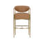 Tabouret de bar Heloise - Milliken Cognac-112389026-112389030