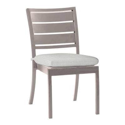 Chaise d'appoint en aluminium Charleston - Huître