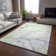 Premium Machine Washable Cerrito AMF515 Green Rug