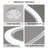 3-Ring Modern Led Chandelier Silver-130132107