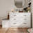 Dual-Sided 12-Drawer Dresser With Integrated Storage Bench-1915961936