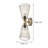 Wire Cage 2-Light Industrial Wall Sconce