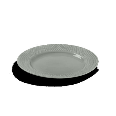 Rhombe Earth Lunch Plate Dia 8.3" Moss