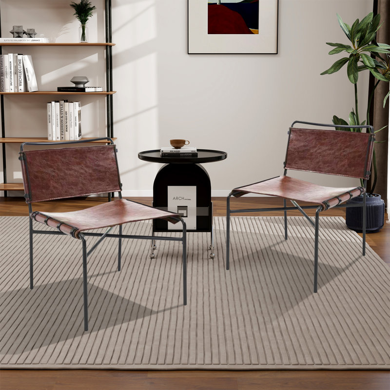 Fauteuil d'appoint l 22,81 po, Noir