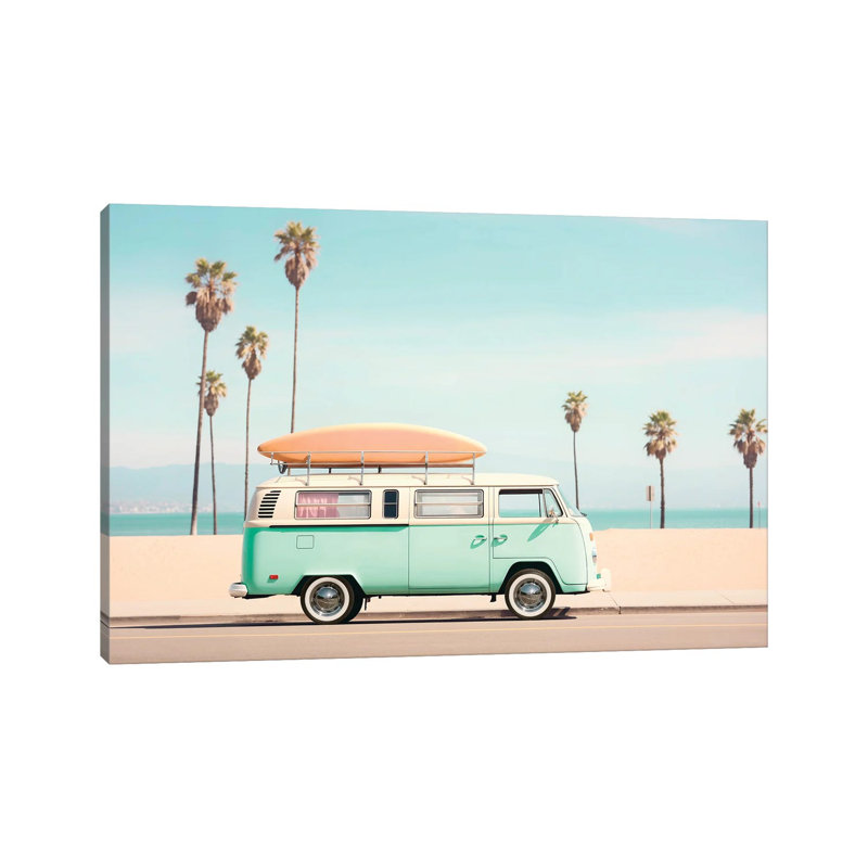Pacific VW Van - Wall Art Print