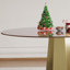 Table de salle à manger ronde de luxe de 53 pouces avec plateau en verre fumé, table de cuisine moderne pour 4 à 8 personnes, base en acier inoxydable doré et assemblage facile, table de petit-déjeuner peu encombrante pour les appartements-1787528086-1787528084