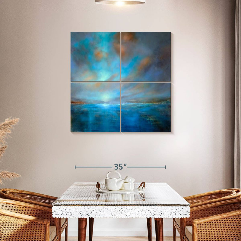 Blue Expanse, 38" H x 38" W