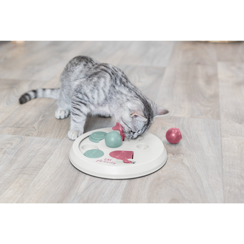 Interactive Round Flip Board Puzzle Toy for Cats and Dogs