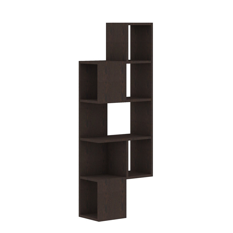 Tablette décorative 5 pièces Abdifatah, Wengé