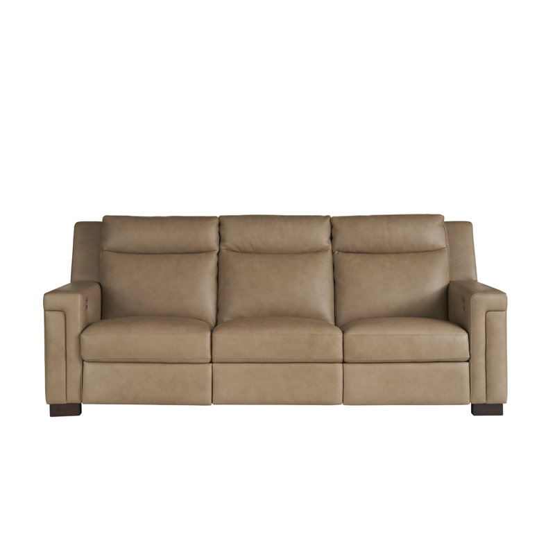 Mixon Leather Power Reclining Sofa