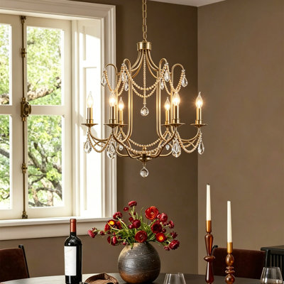 Velina 6/8-Light Dimmalbe Classic/Traditional Chandelier