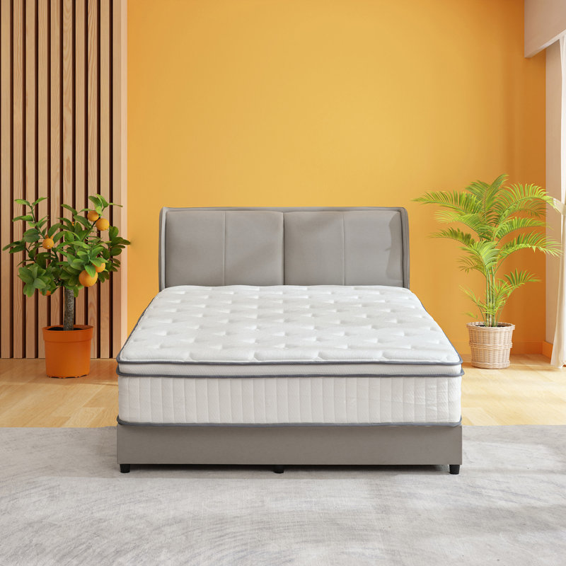 10“/12”/14“ CertiPUR-US Certified Medium Memory Foam Hybrid Mattress, Queen, 8