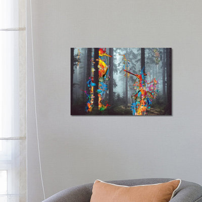 Forest Of Sea Creatures by David Loblaw - Wrapped Canvas Print