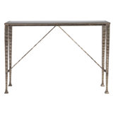 Signature Designs Cortona Console with Glass Top