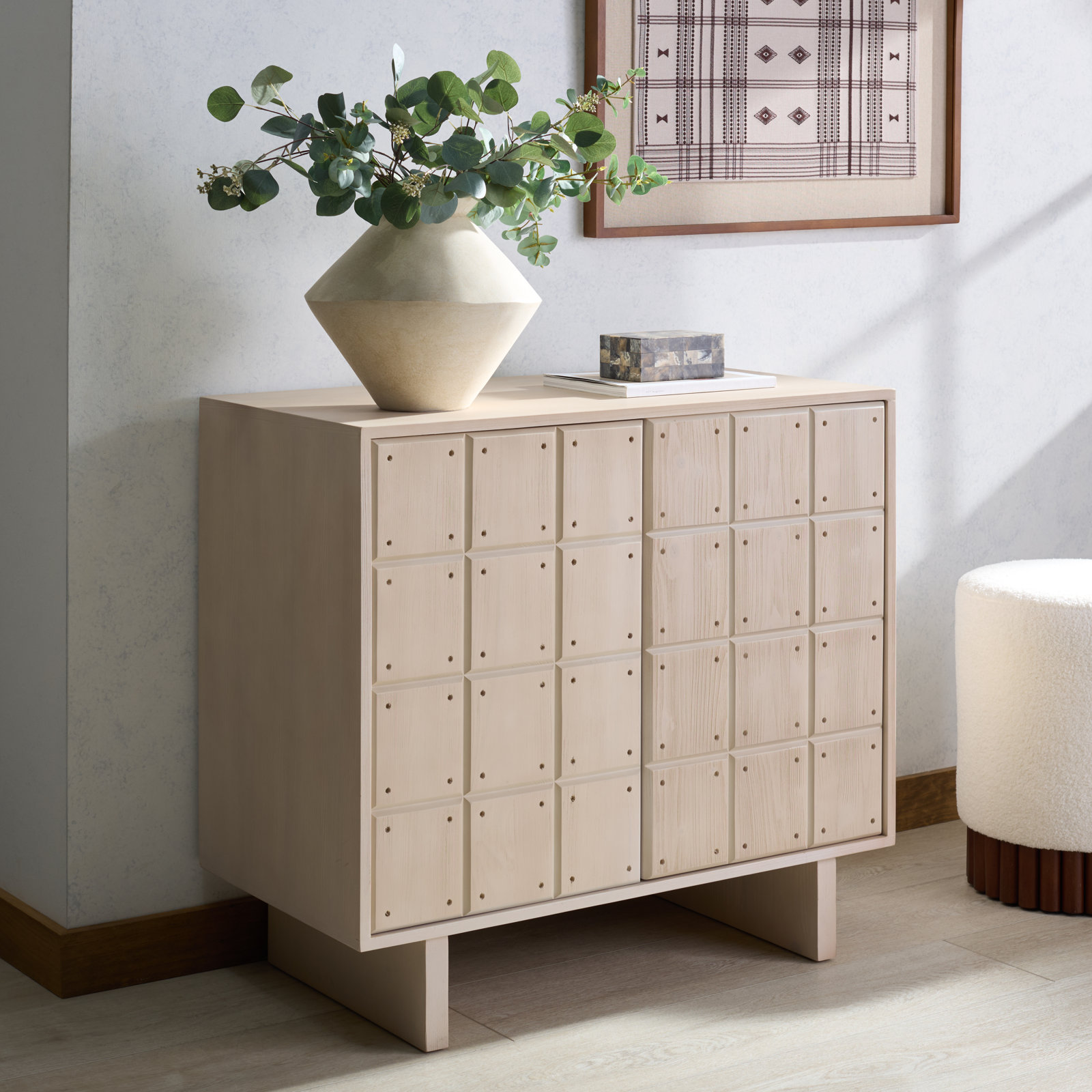 2-Door Storage Cabinet, Sand